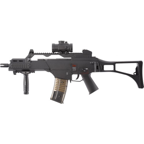 Preview: Heckler & Koch, G36 C Softair Gewehr, elektrisch, < 0,5 Joule, schwarz